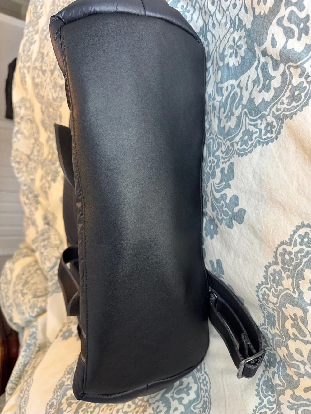Oliver Thomas Black Quilted Puffer Duffel Bag